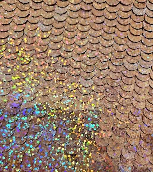 💖 Stella McCartney Rose Gold Sequin Skirt - Picture 2 of 10